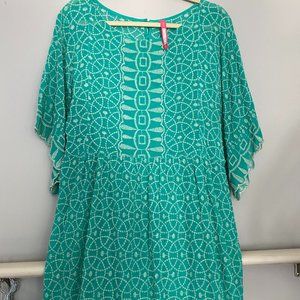 Plenty by Tracey Reese Aqua Colored Dress